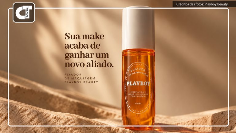 Playboy Beauty lança fixador de maquiagem