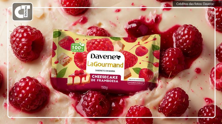 Davene apresenta novo sabonete Cheesecake de Framboesa